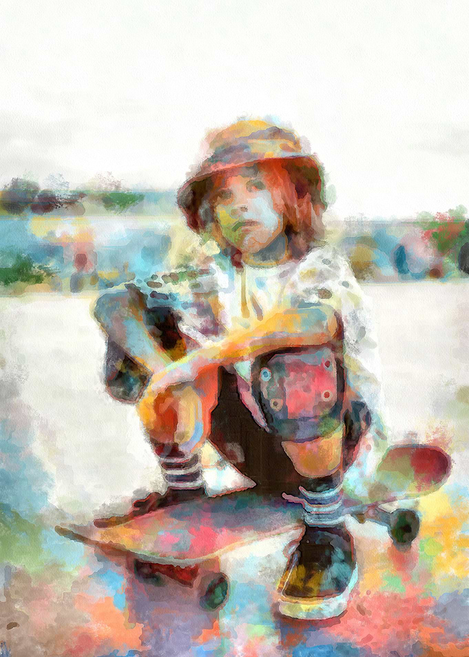 Skateboarding Poster