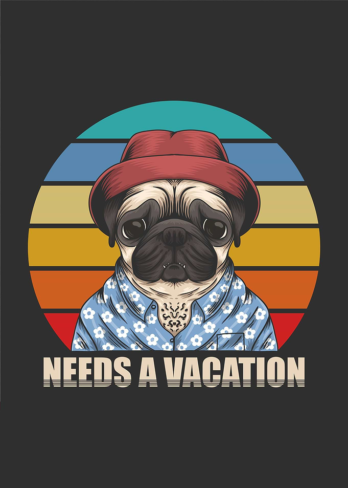 Funny Pug Dog