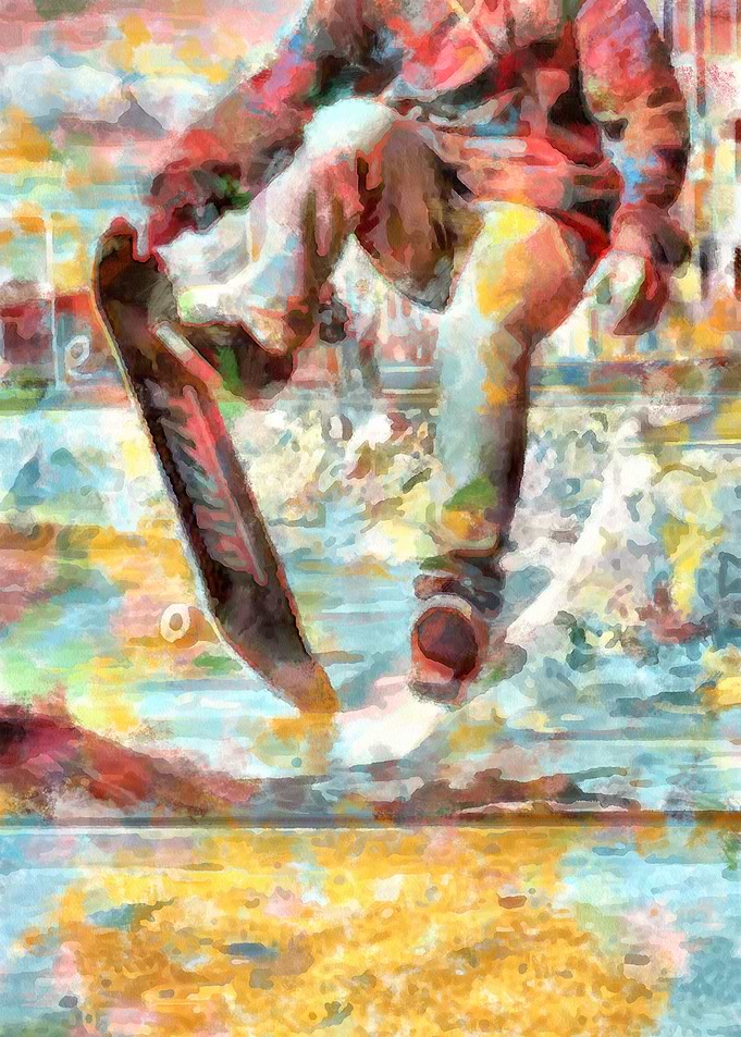 Skateboarding Poster