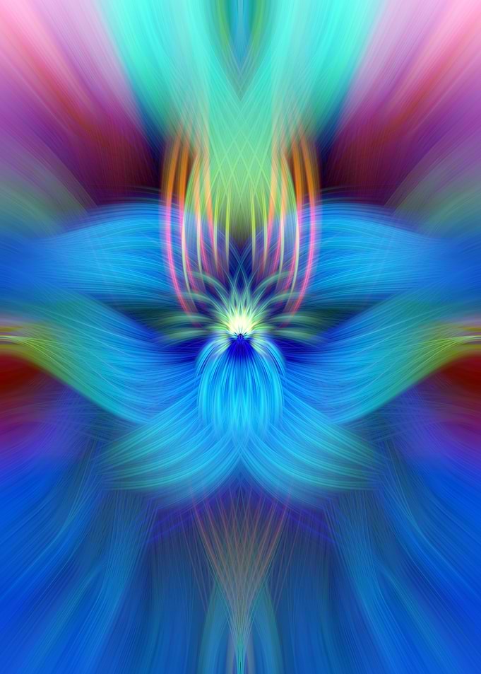 Abstract Fractal Painting
