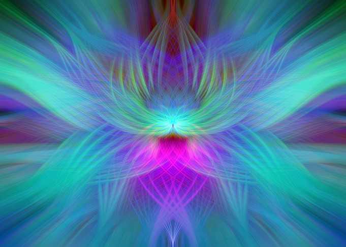 Abstract Fractal Painting