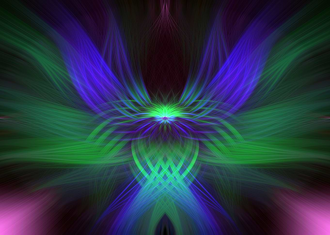 Abstract Fractal Painting