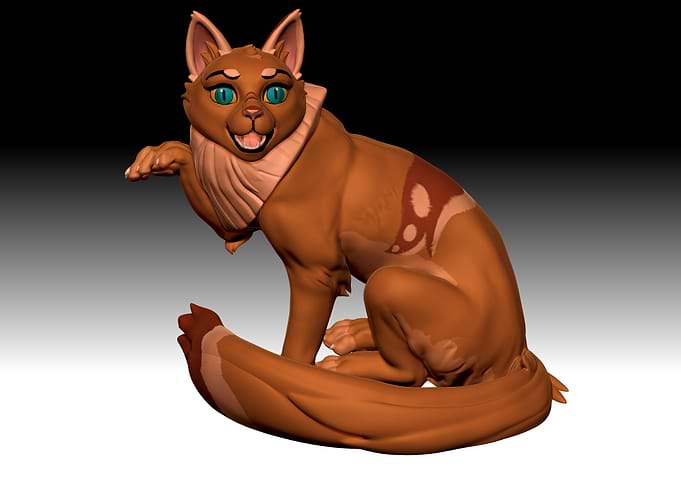 Brown cat