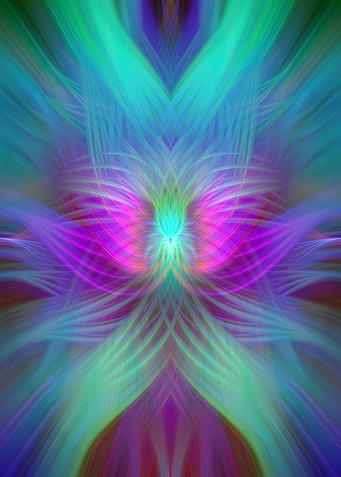 Abstract Fractal Painting