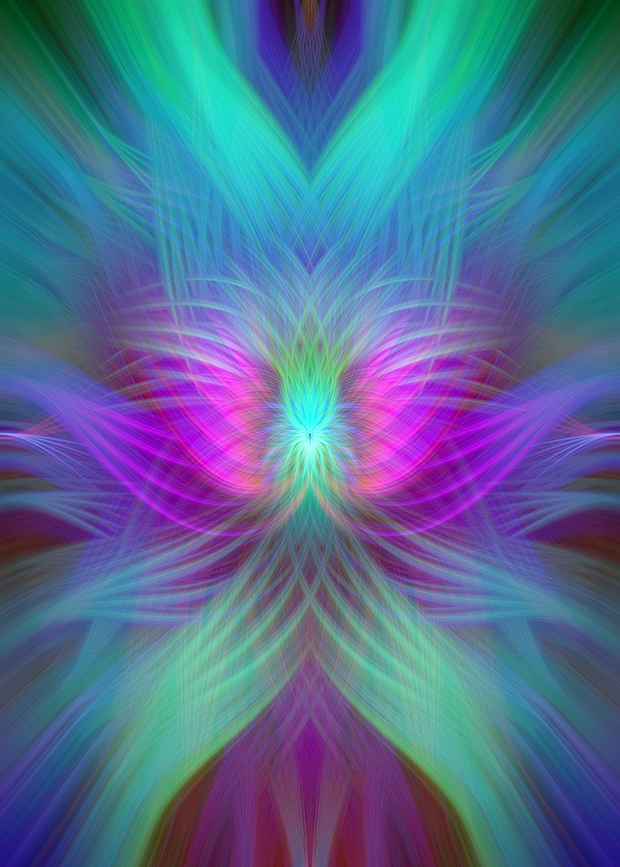 Abstract Fractal Painting