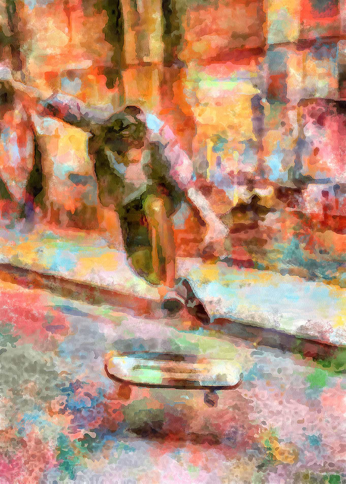 Skateboarding Poster