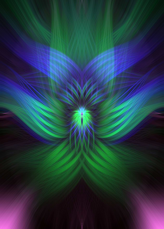 Abstract Fractal Painting