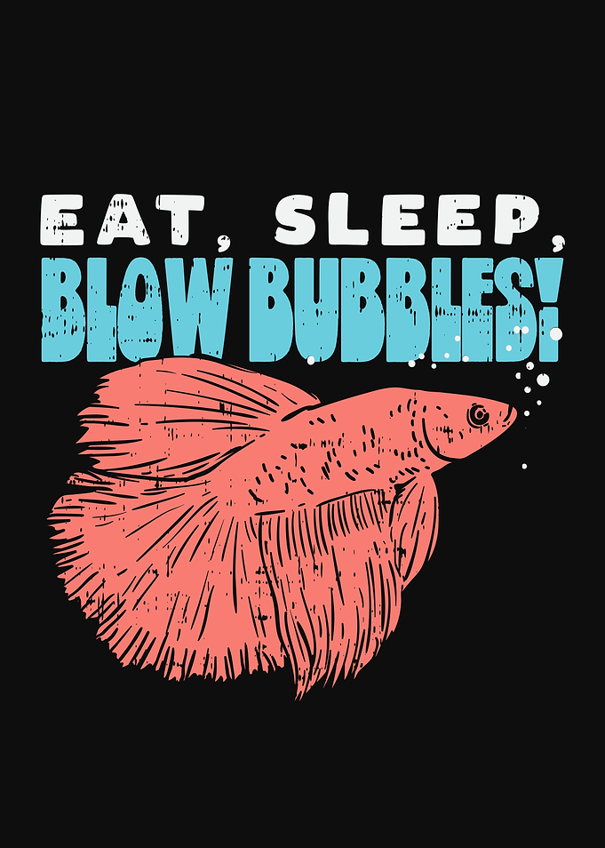 Funny Betta Fish Design