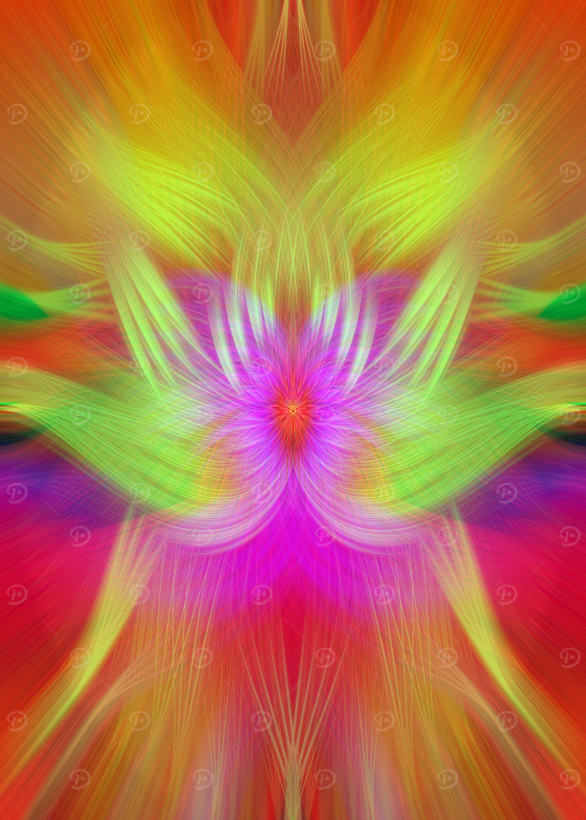Abstract Fractal Painting