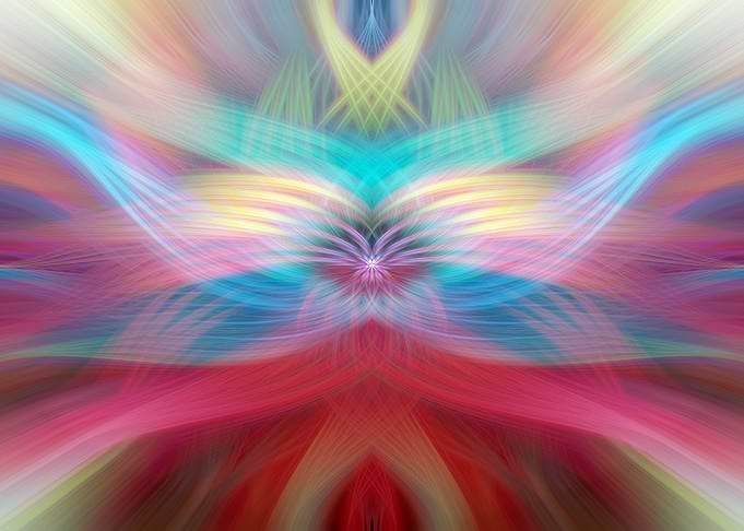 Abstract Fractal Painting
