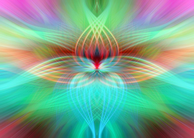 Abstract Fractal Painting