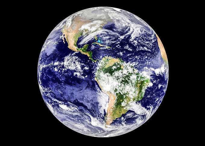 earth from space
