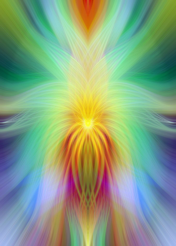 Abstract Fractal Painting