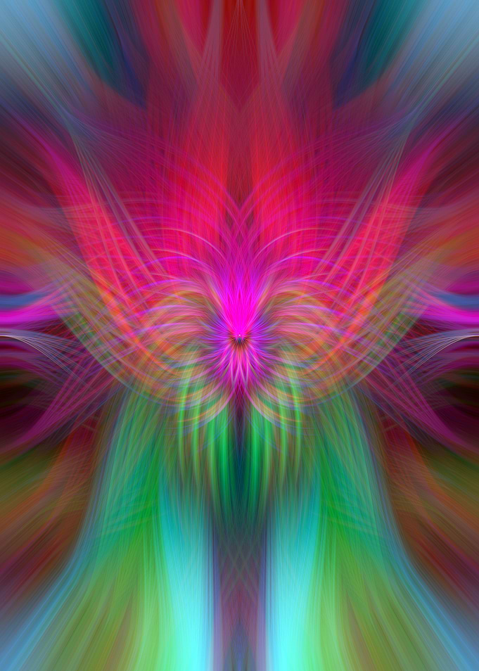 Abstract Fractal Painting