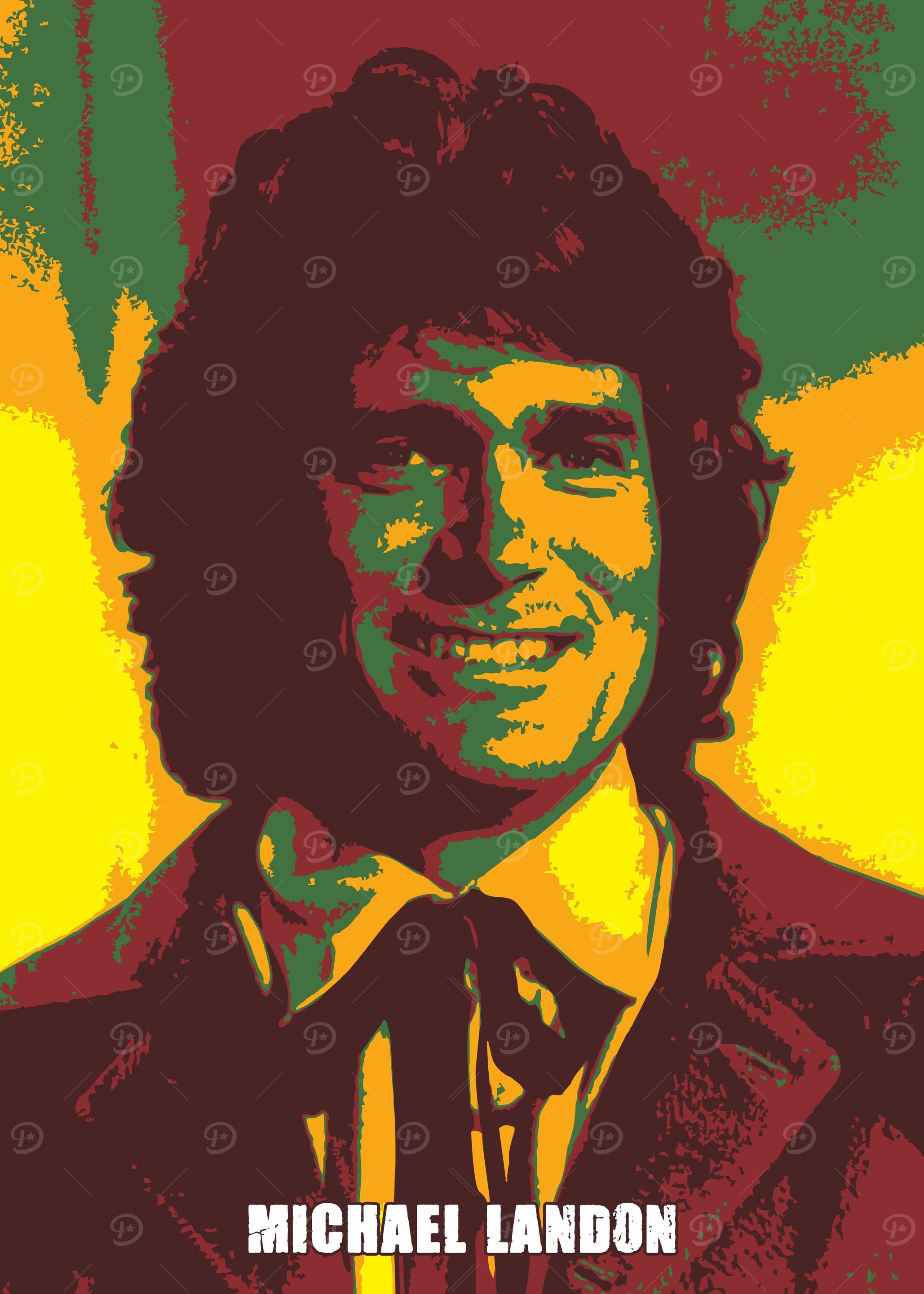 Michael Landon v1 Pop Art