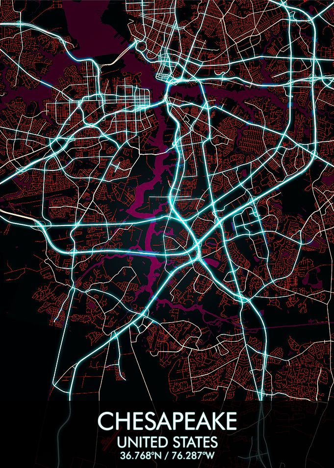 Chesapeake Virginia Map