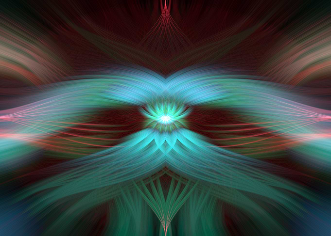Abstract Fractal Painting