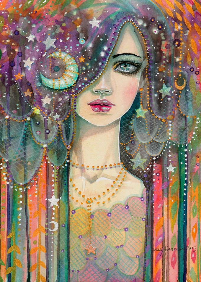 Galaxy Girl Art