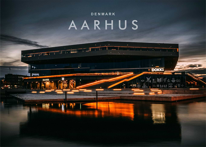 Aarhus night view