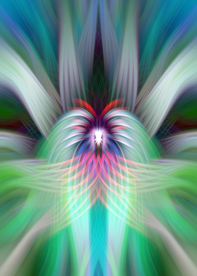 Abstract Fractal Painting