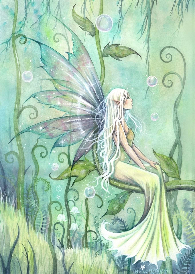 Meditation Fairy Art