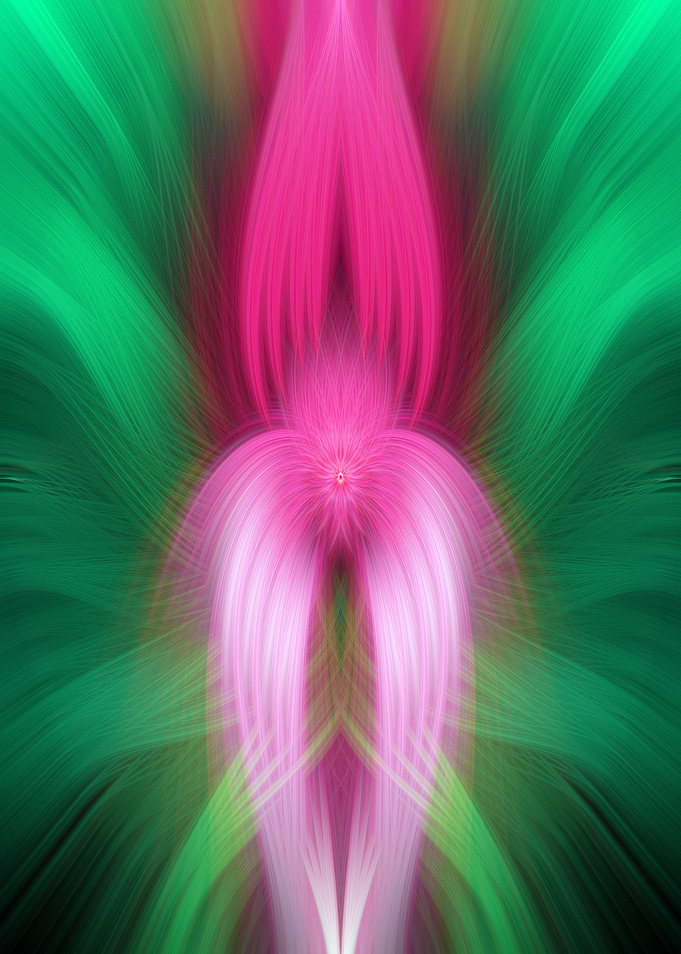 Abstract Fractal Painting