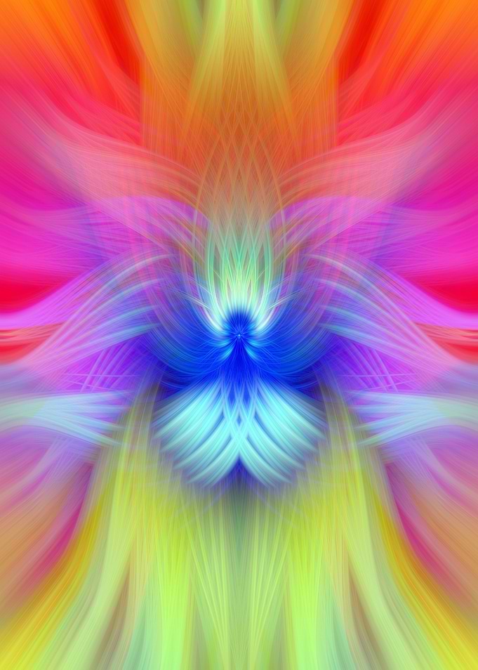 Abstract Fractal Painting