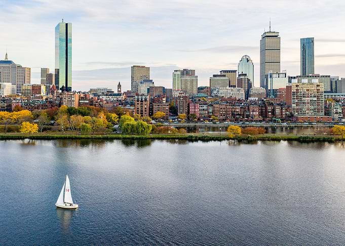 Boston by Drone
