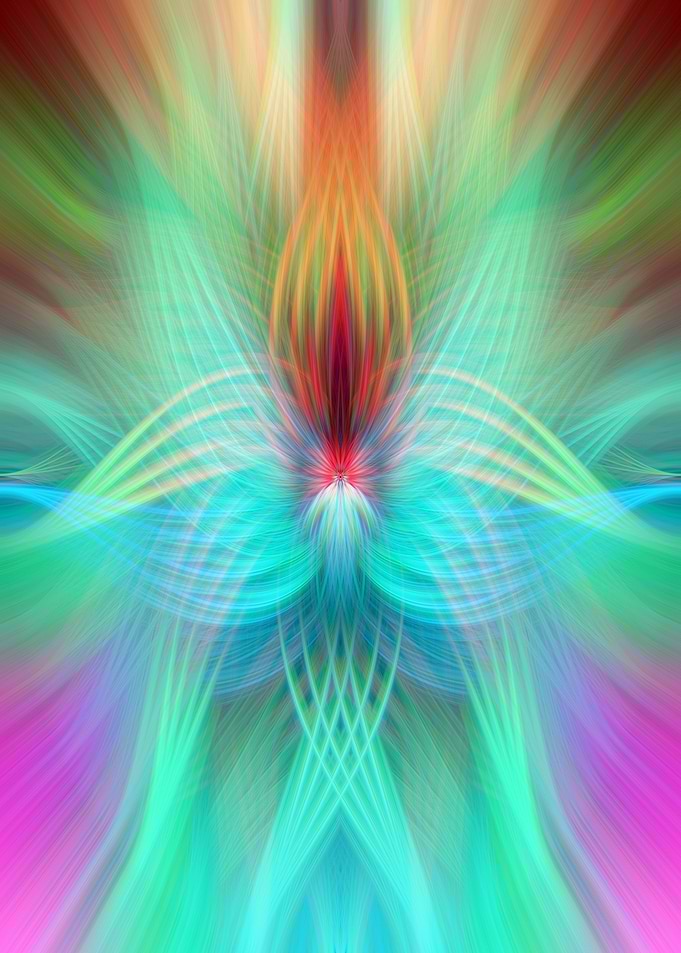 Abstract Fractal Painting