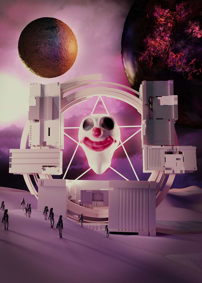 The clown gate