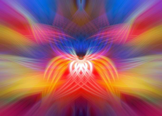 Abstract Fractal Painting