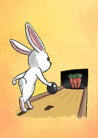 Bowling Bunny Rabbit