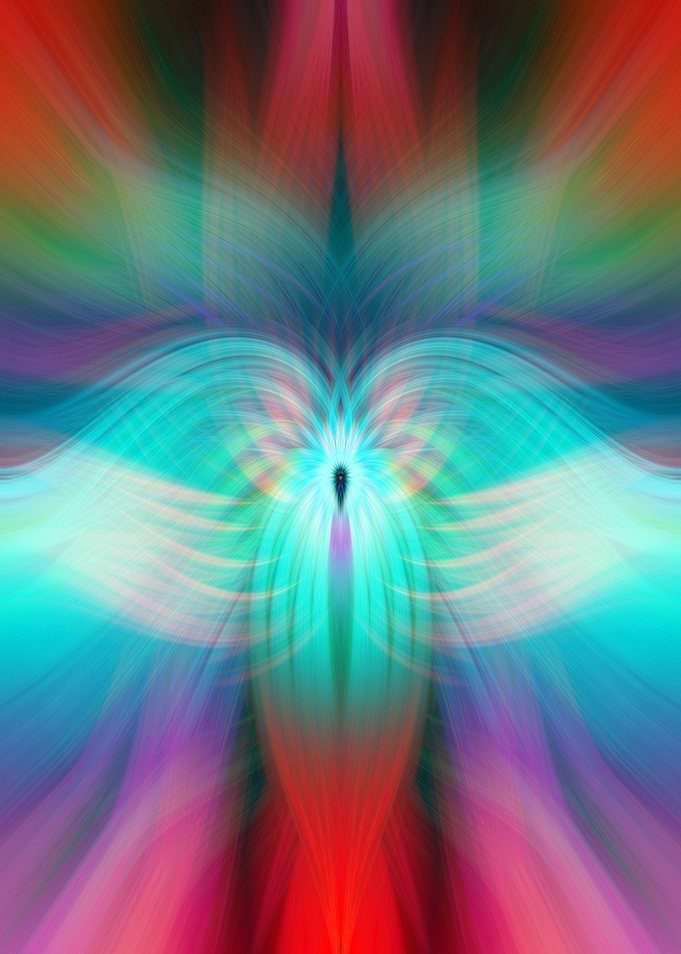 Abstract Fractal Painting