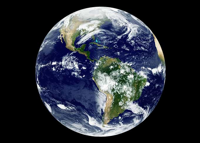 earth from space