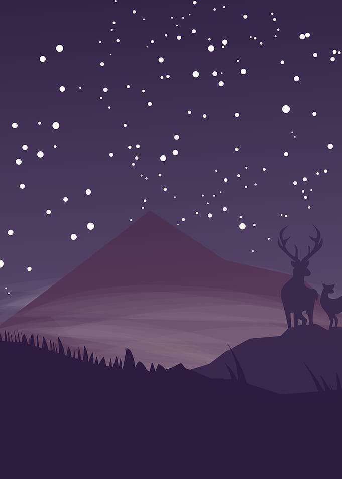 a family deer