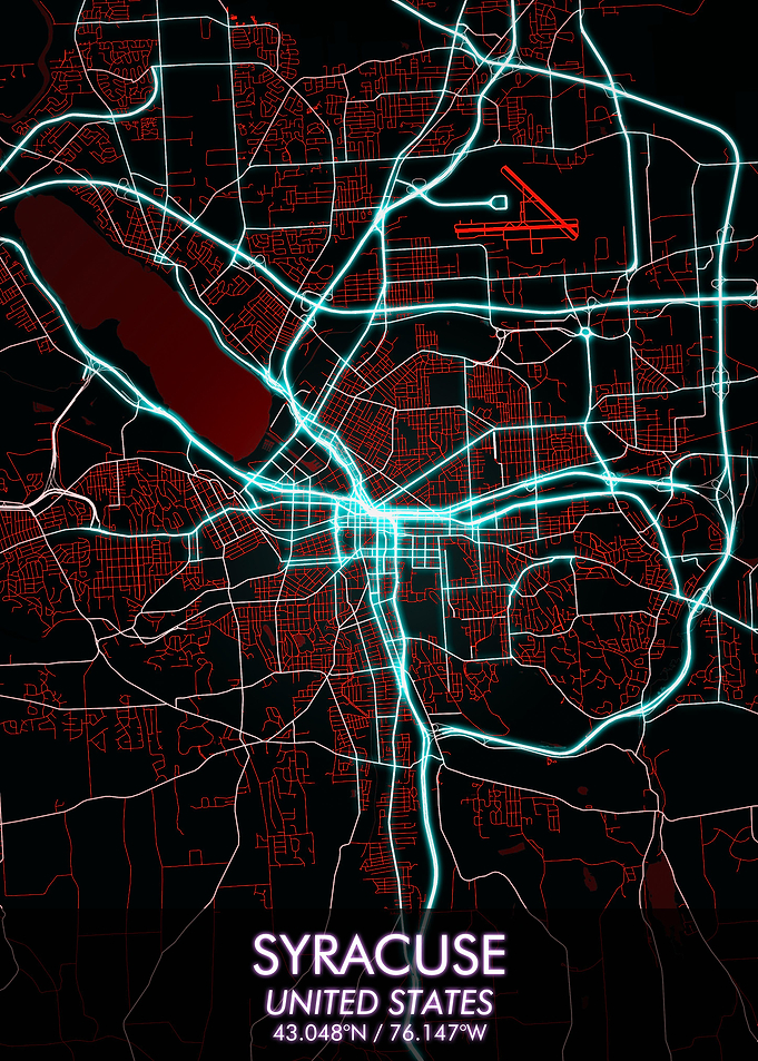 Syracuse New York City Map