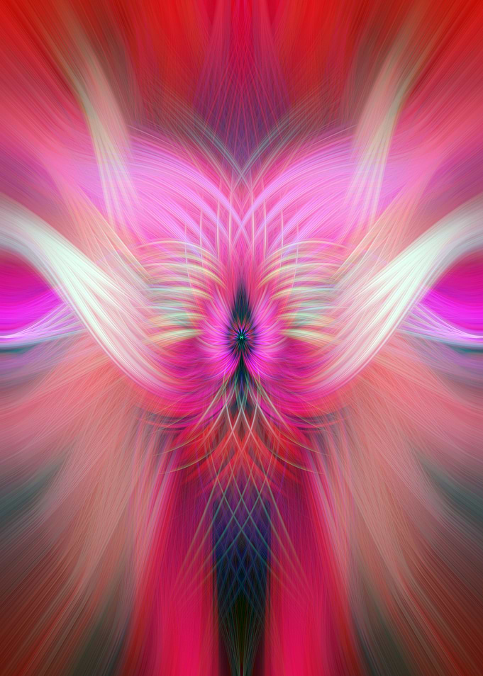 Abstract Fractal Painting