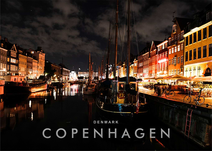 Copenhagen night view