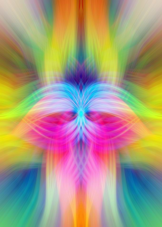 Abstract Fractal Painting