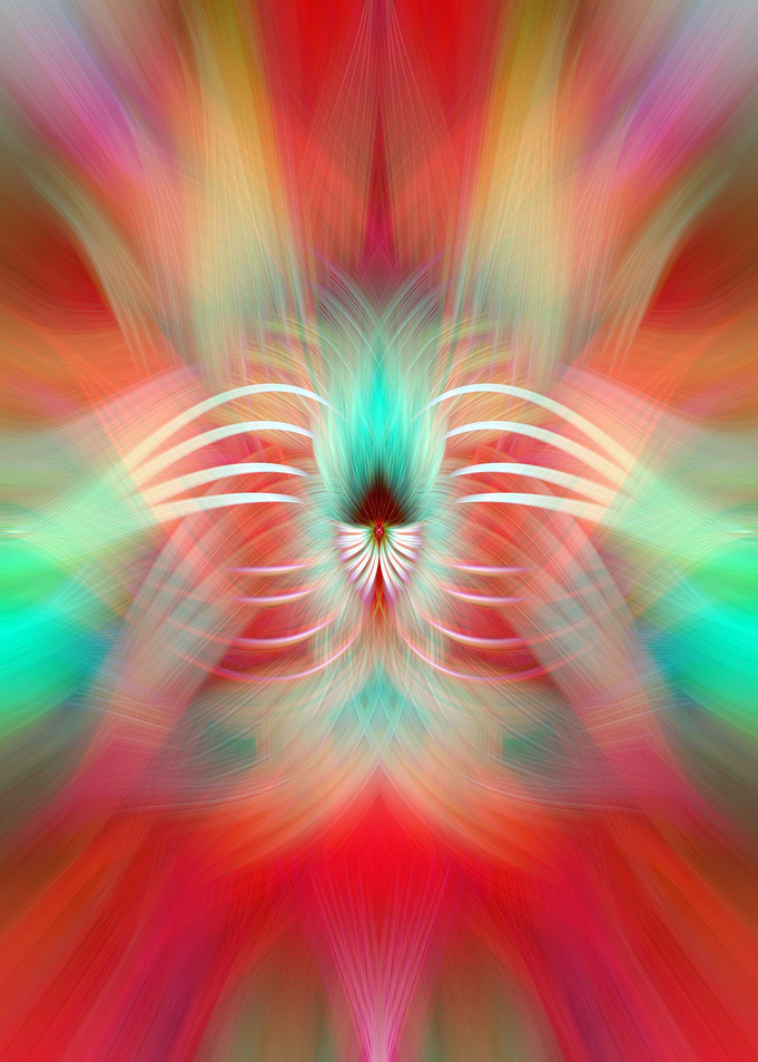 Abstract Fractal Painting