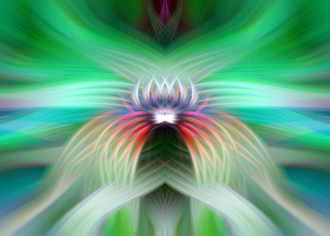 Abstract Fractal Painting