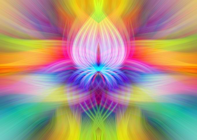 Abstract Fractal Painting