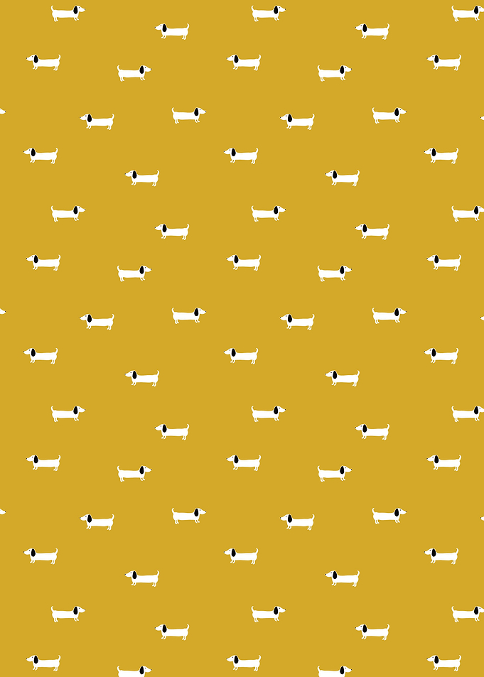 Dachshund dog pattern
