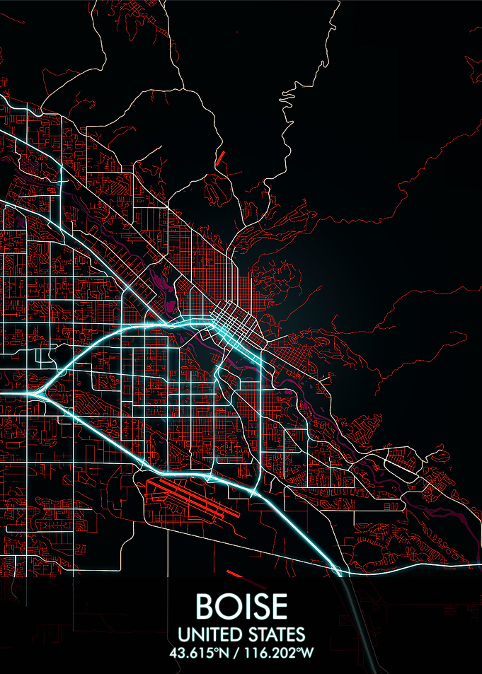 Boise Idaho Map