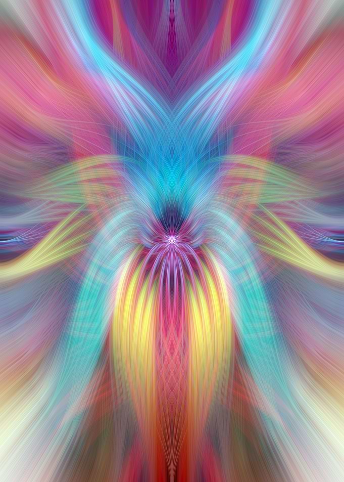 Abstract Fractal Painting