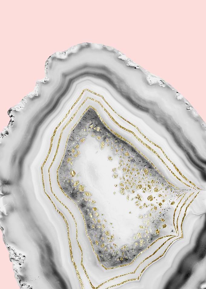 White Agate Gold Glam 2