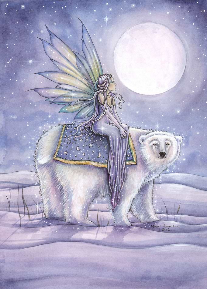 Moonlit Solstice Fairy Art