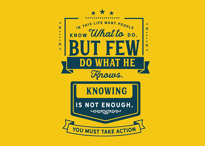 you must take action