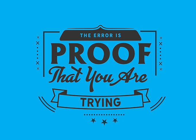 The error is proof