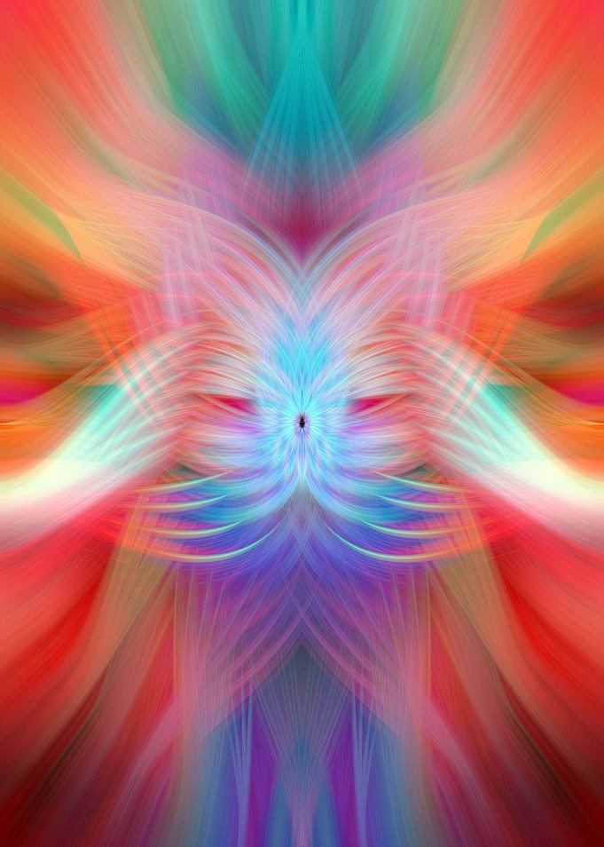 Abstract Fractal Painting